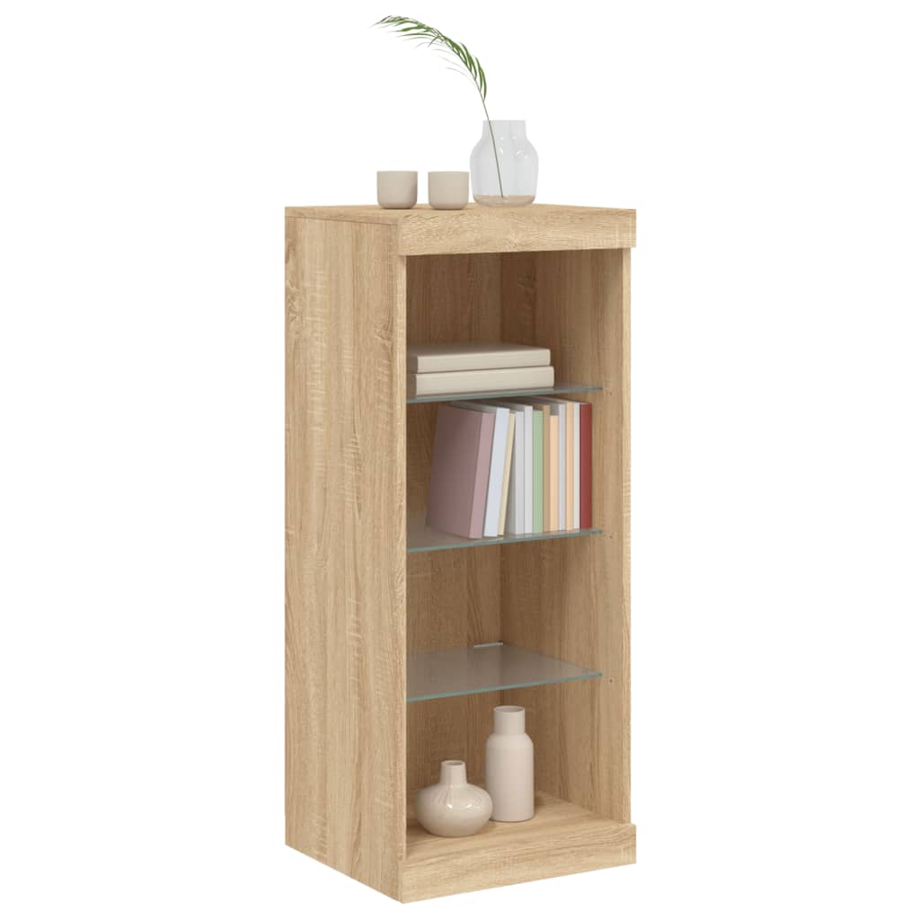 Sideboard mit LED-Leuchten Sonoma-Eiche 41x37x100 cm - Pazzar.ch