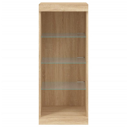 Sideboard mit LED-Leuchten Sonoma-Eiche 41x37x100 cm - Pazzar.ch