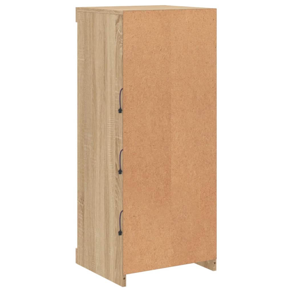 Sideboard mit LED-Leuchten Sonoma-Eiche 41x37x100 cm - Pazzar.ch