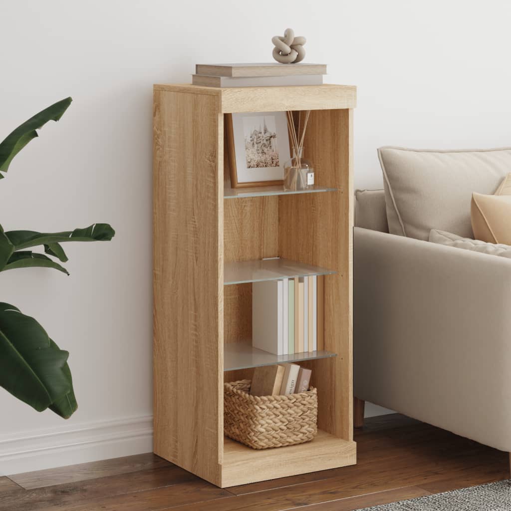 Sideboard mit LED-Leuchten Sonoma-Eiche 41x37x100 cm - Pazzar.ch