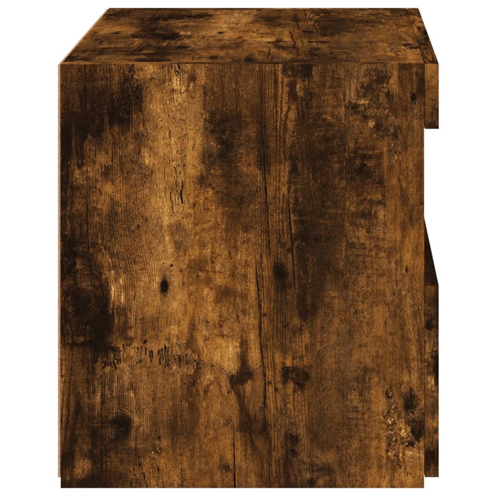 Nachttische mit LED-Leuchten 2 Stk. Räuchereiche 50x40x45 cm - Pazzar.ch