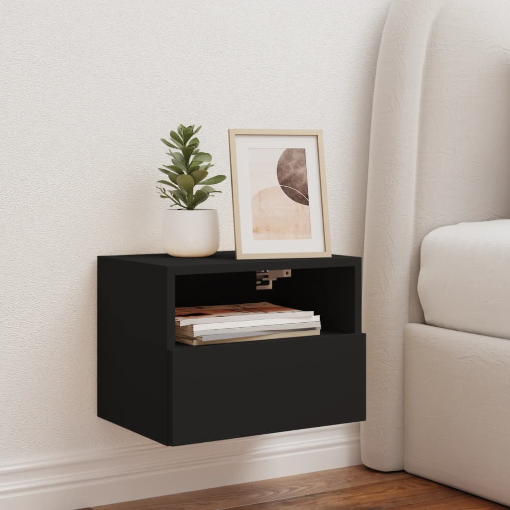 TV-Wandschrank Schwarz 40x30x30 cm Holzwerkstoff - Pazzar.ch