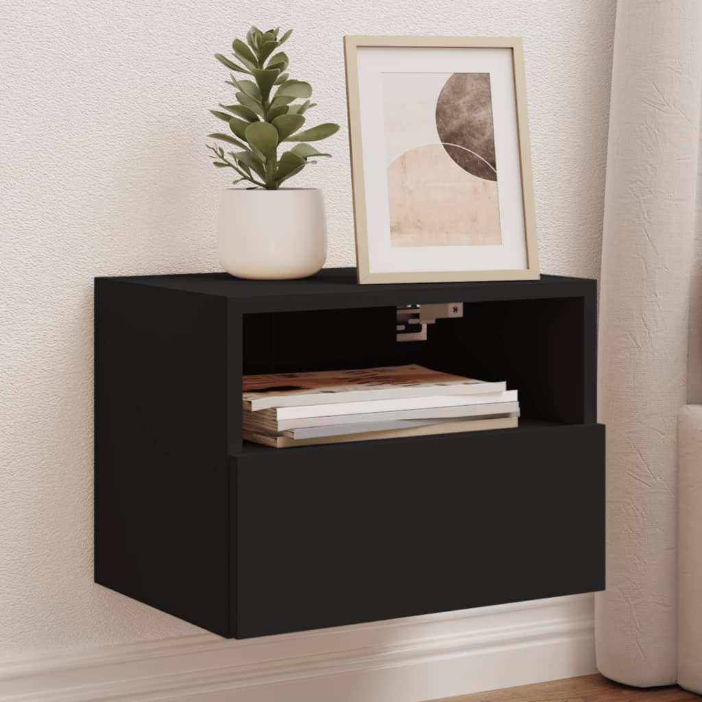 TV-Wandschrank Schwarz 40x30x30 cm Holzwerkstoff - Pazzar.ch