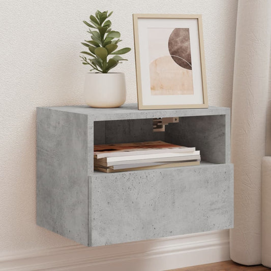 TV-Wandschrank Betongrau 40x30x30 cm Holzwerkstoff - Pazzar.ch