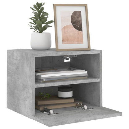 TV-Wandschränke 2 Stk. Betongrau 40x30x30 cm Holzwerkstoff - Pazzar.ch