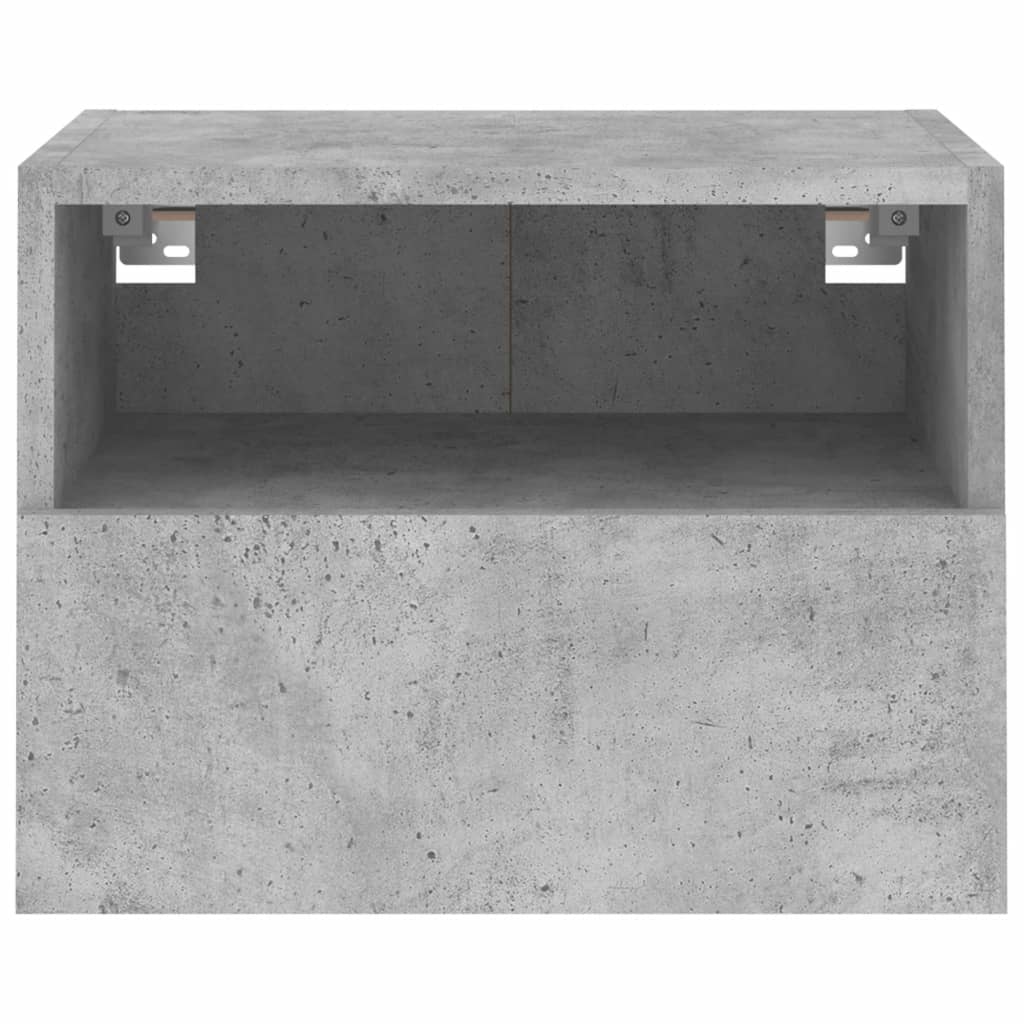 TV-Wandschränke 2 Stk. Betongrau 40x30x30 cm Holzwerkstoff - Pazzar.ch