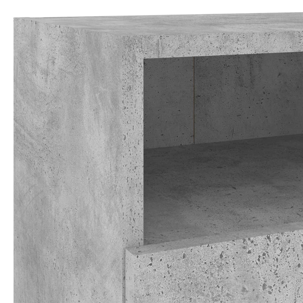 TV-Wandschränke 2 Stk. Betongrau 40x30x30 cm Holzwerkstoff - Pazzar.ch