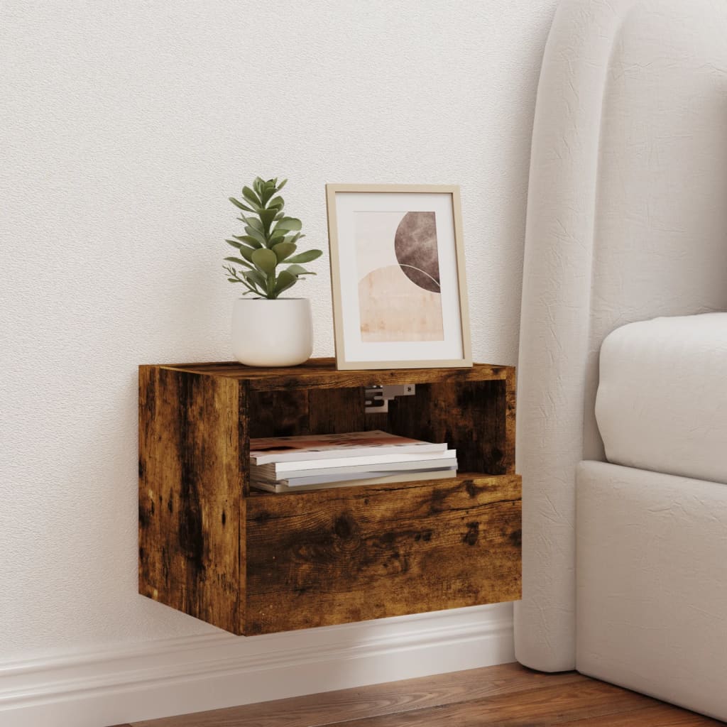TV-Wandschrank Räuchereiche 40x30x30 cm Holzwerkstoff - Pazzar.ch