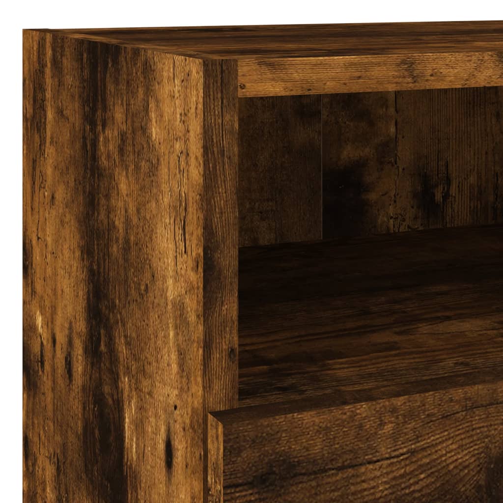 TV-Wandschränke 2 Stk. Räuchereiche 40x30x30 cm Holzwerkstoff - Pazzar.ch
