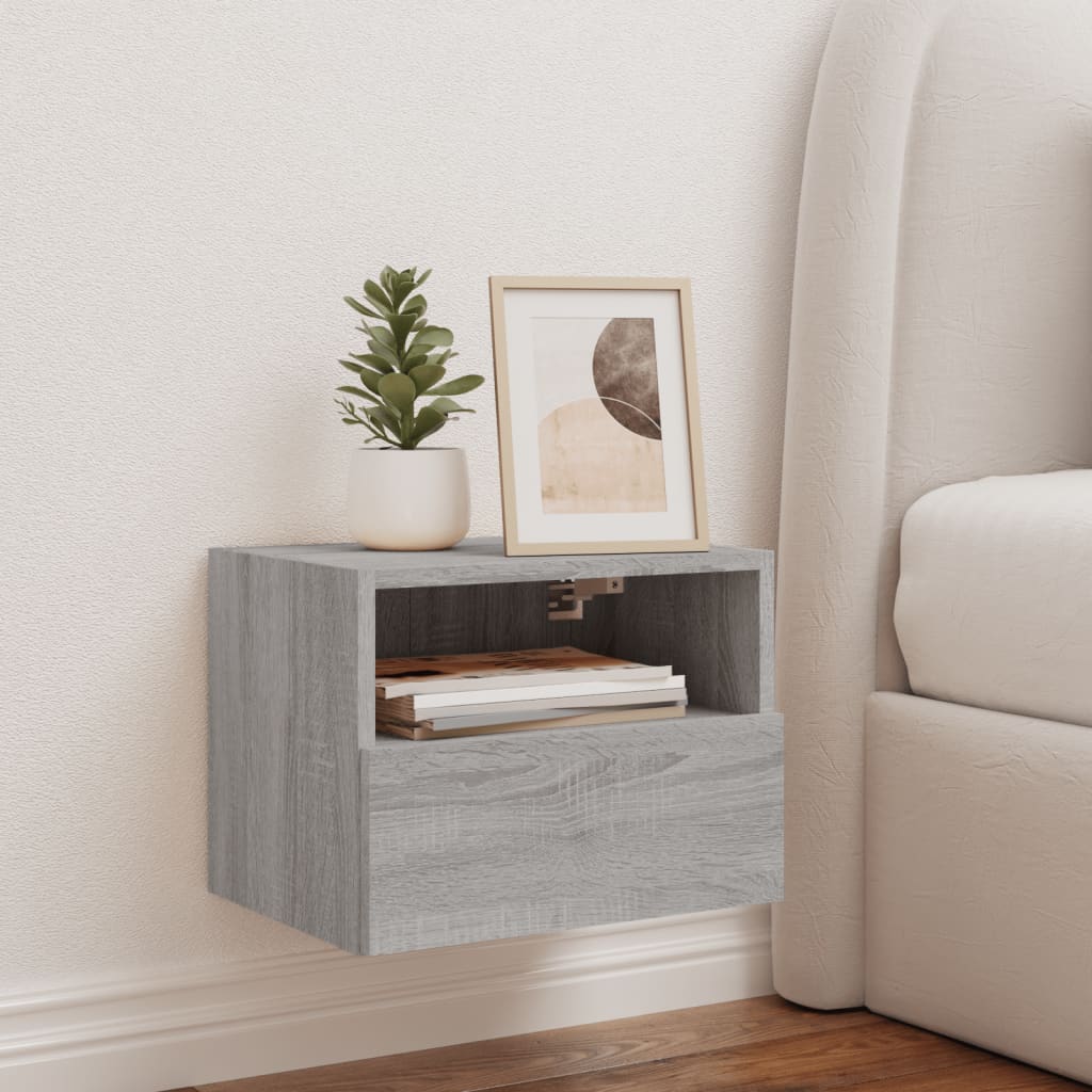 TV-Wandschrank Grau Sonoma 40x30x30 cm Holzwerkstoff - Pazzar.ch