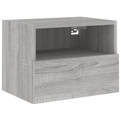 TV-Wandschränke 2 Stk. Grau Sonoma 40x30x30 cm Holzwerkstoff - Pazzar.ch