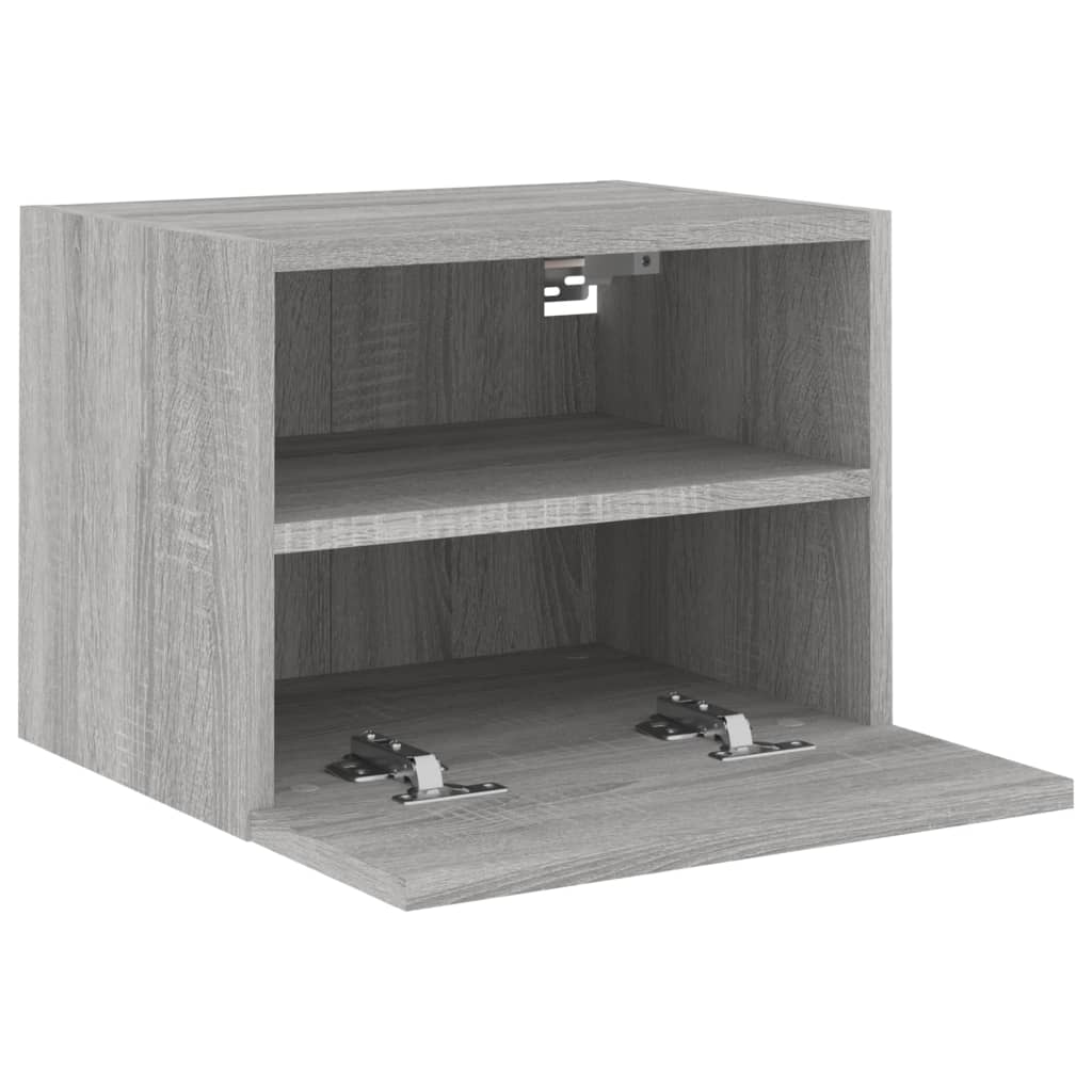 TV-Wandschränke 2 Stk. Grau Sonoma 40x30x30 cm Holzwerkstoff - Pazzar.ch