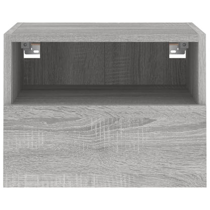 TV-Wandschränke 2 Stk. Grau Sonoma 40x30x30 cm Holzwerkstoff - Pazzar.ch