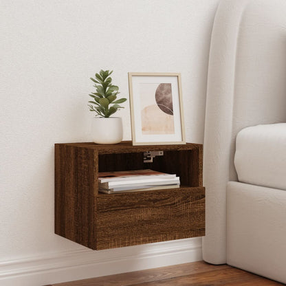 TV-Wandschrank Braun Eiche-Optik 40x30x30 cm Holzwerkstoff - Pazzar.ch