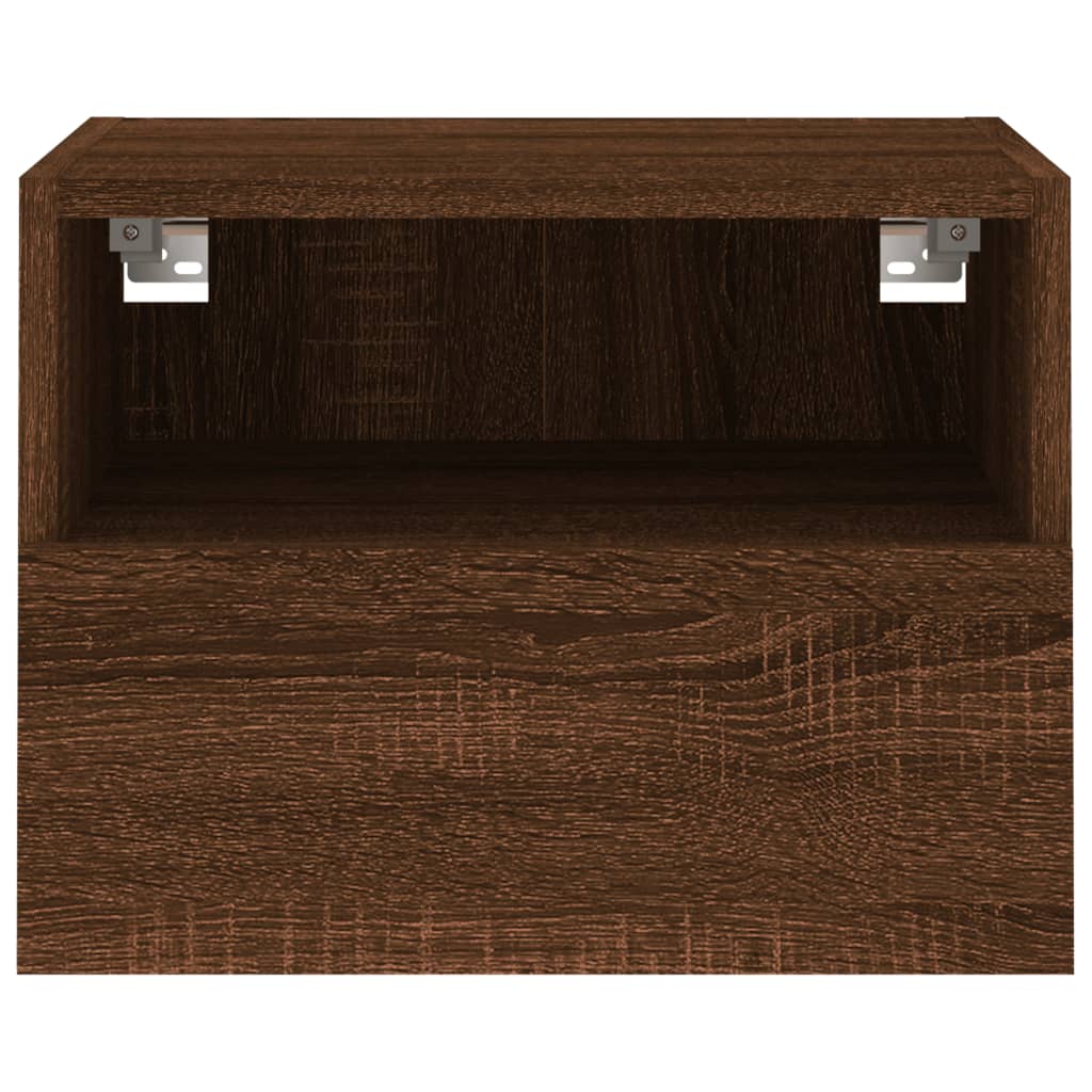 TV-Wandschrank Braun Eiche-Optik 40x30x30 cm Holzwerkstoff - Pazzar.ch