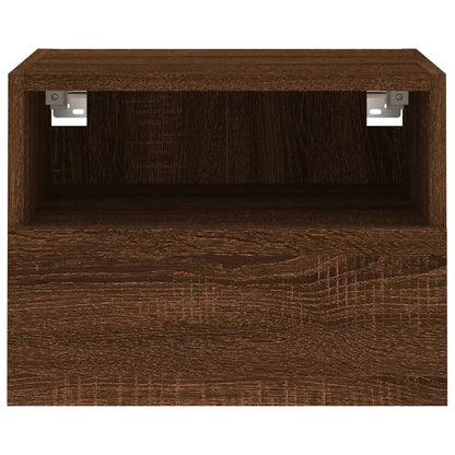 TV-Wandschrank Braun Eiche-Optik 40x30x30 cm Holzwerkstoff - Pazzar.ch