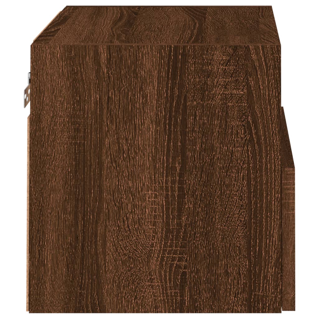 TV-Wandschrank Braun Eiche-Optik 40x30x30 cm Holzwerkstoff - Pazzar.ch