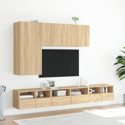 TV-Wandschrank Sonoma-Eiche 60x30x30 cm Holzwerkstoff - Pazzar.ch