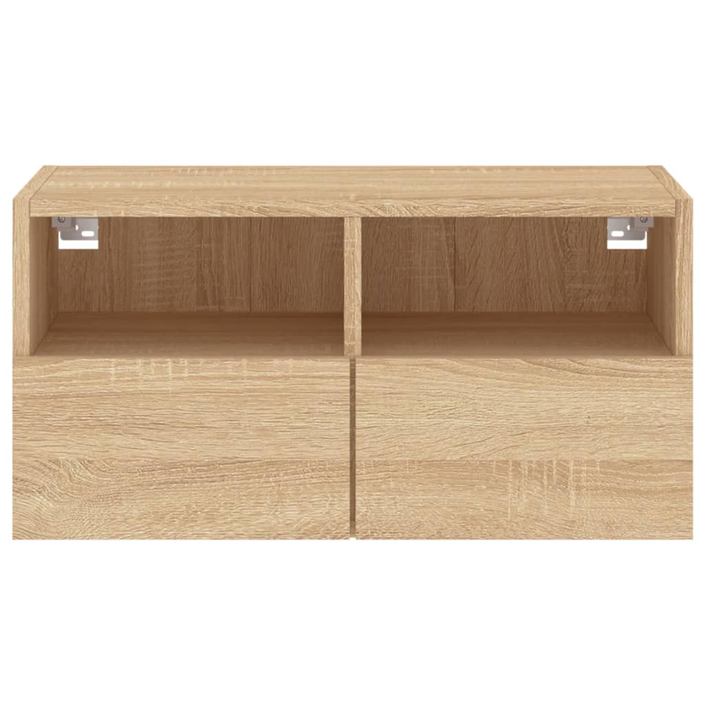 TV-Wandschrank Sonoma-Eiche 60x30x30 cm Holzwerkstoff - Pazzar.ch
