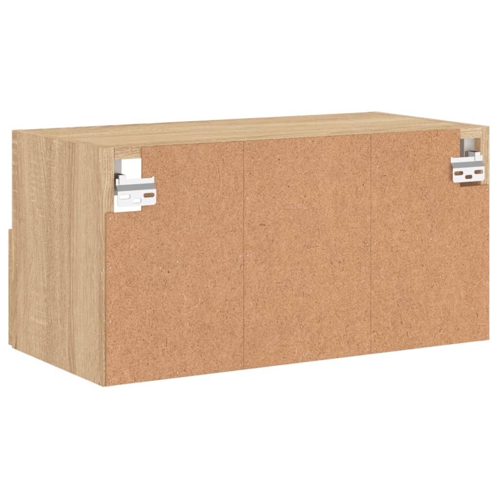 TV-Wandschrank Sonoma-Eiche 60x30x30 cm Holzwerkstoff - Pazzar.ch