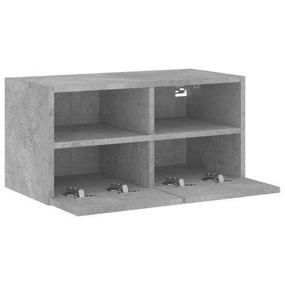 TV-Wandschrank Betongrau 60x30x30 cm Holzwerkstoff - Pazzar.ch