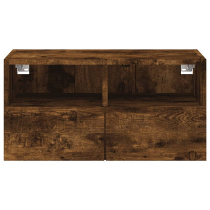 TV-Wandschrank Räuchereiche 60x30x30 cm Holzwerkstoff - Pazzar.ch