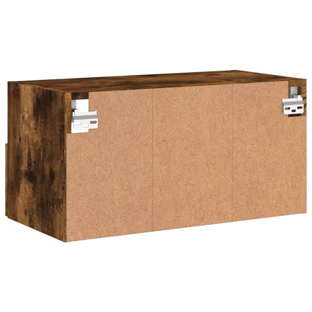 TV-Wandschrank Räuchereiche 60x30x30 cm Holzwerkstoff - Pazzar.ch