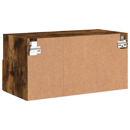 TV-Wandschrank Räuchereiche 60x30x30 cm Holzwerkstoff - Pazzar.ch
