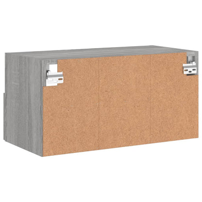 TV-Wandschrank Grau Sonoma 60x30x30 cm Holzwerkstoff - Pazzar.ch