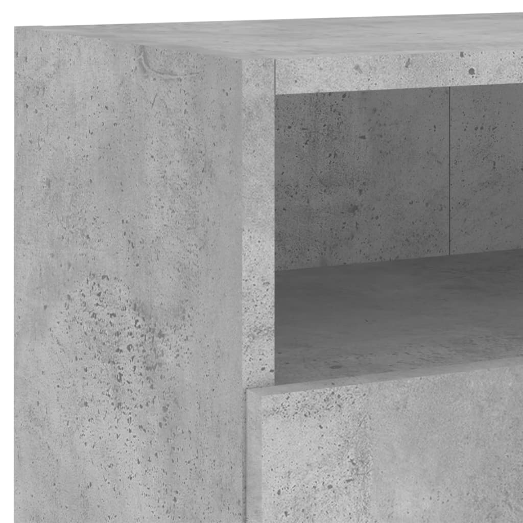 TV-Wandschrank Betongrau 80x30x30 cm Holzwerkstoff - Pazzar.ch