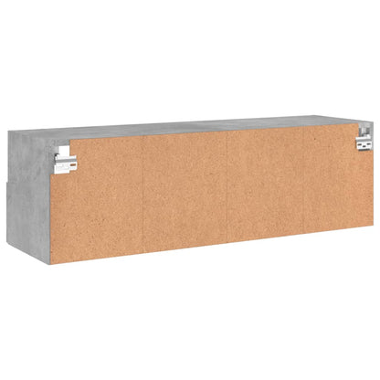 TV-Wandschrank Betongrau 100x30x30 cm Holzwerkstoff - Pazzar.ch