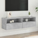 TV-Wandschrank Betongrau 100x30x30 cm Holzwerkstoff