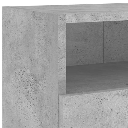 TV-Wandschränke 2 Stk. Betongrau 100x30x30 cm Holzwerkstoff - Pazzar.ch