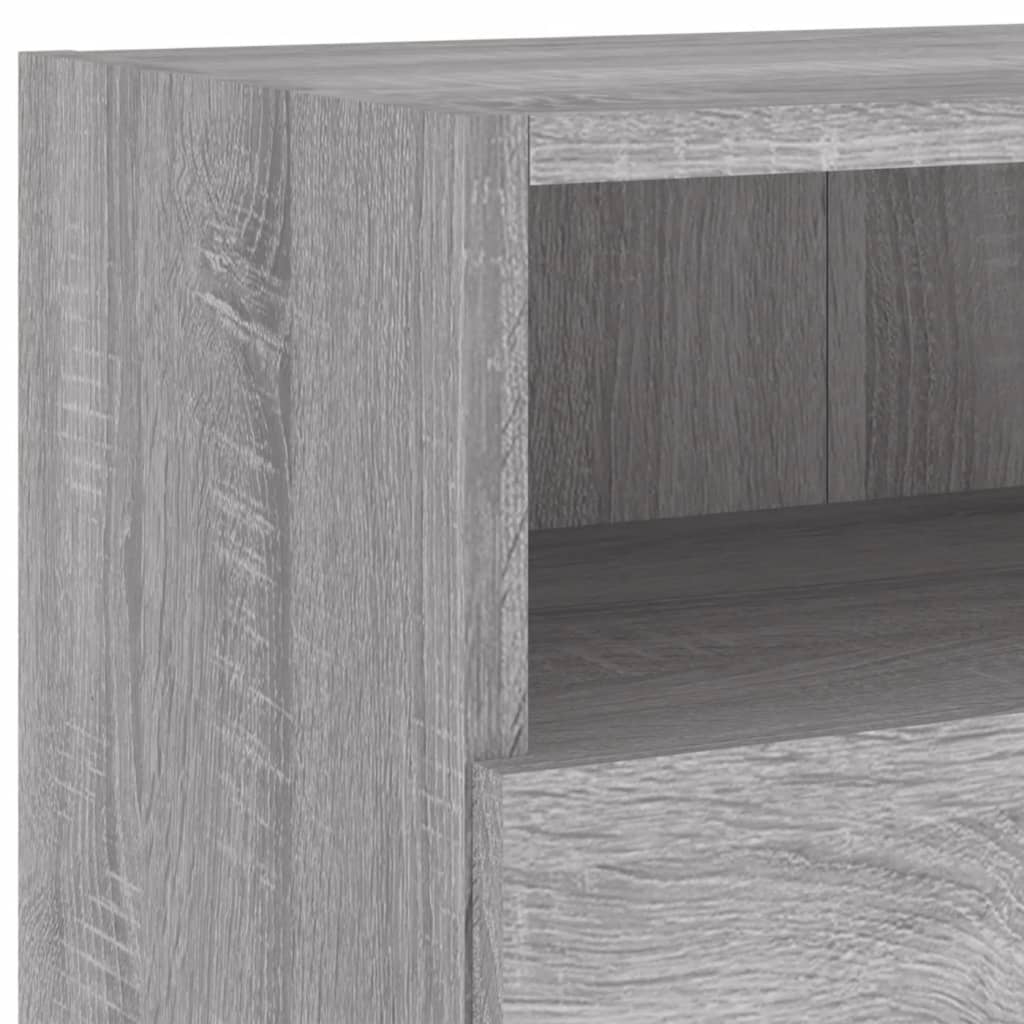 TV-Wandschränke 2 Stk. Grau Sonoma 100x30x30 cm Holzwerkstoff - Pazzar.ch