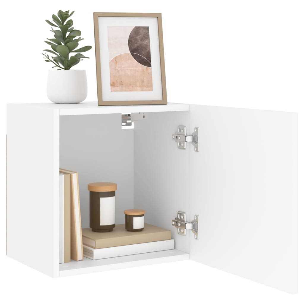 TV-Wandschränke 2 Stk. Weiß 40,5x30x40 cm Holzwerkstoff - Pazzar.ch