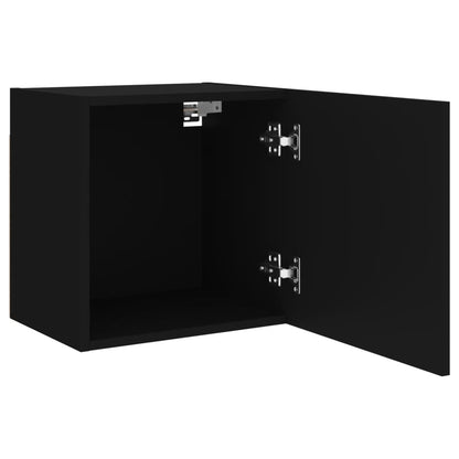 TV-Wandschränke 2 Stk. Schwarz 40,5x30x40 cm Holzwerkstoff - Pazzar.ch