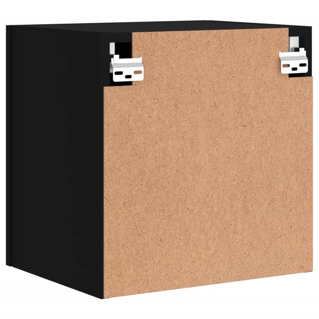 TV-Wandschränke 2 Stk. Schwarz 40,5x30x40 cm Holzwerkstoff - Pazzar.ch