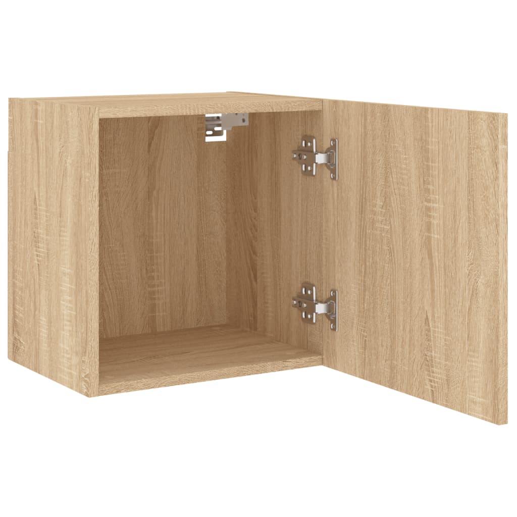 TV-Wandschränke 2 Stk. Sonoma-Eiche 40,5x30x40 cm Holzwerkstoff - Pazzar.ch