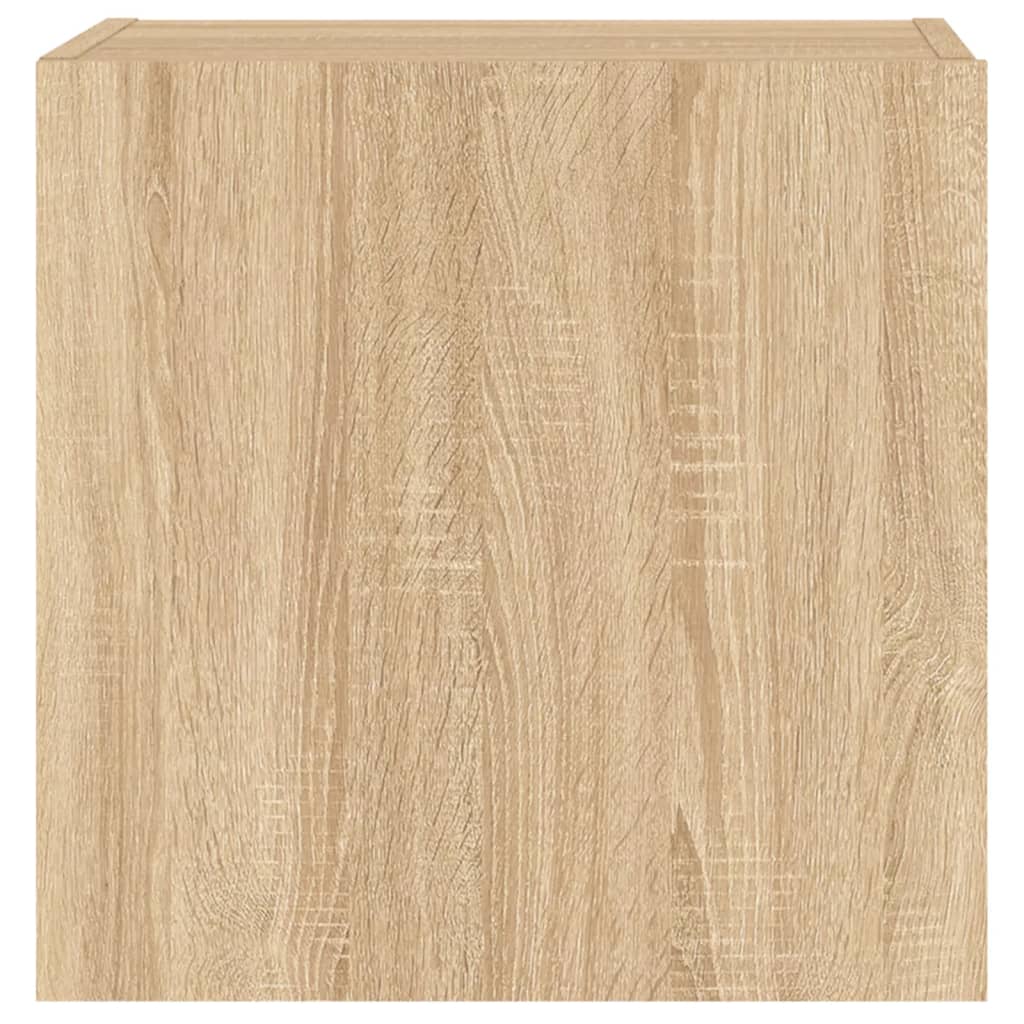 TV-Wandschränke 2 Stk. Sonoma-Eiche 40,5x30x40 cm Holzwerkstoff - Pazzar.ch
