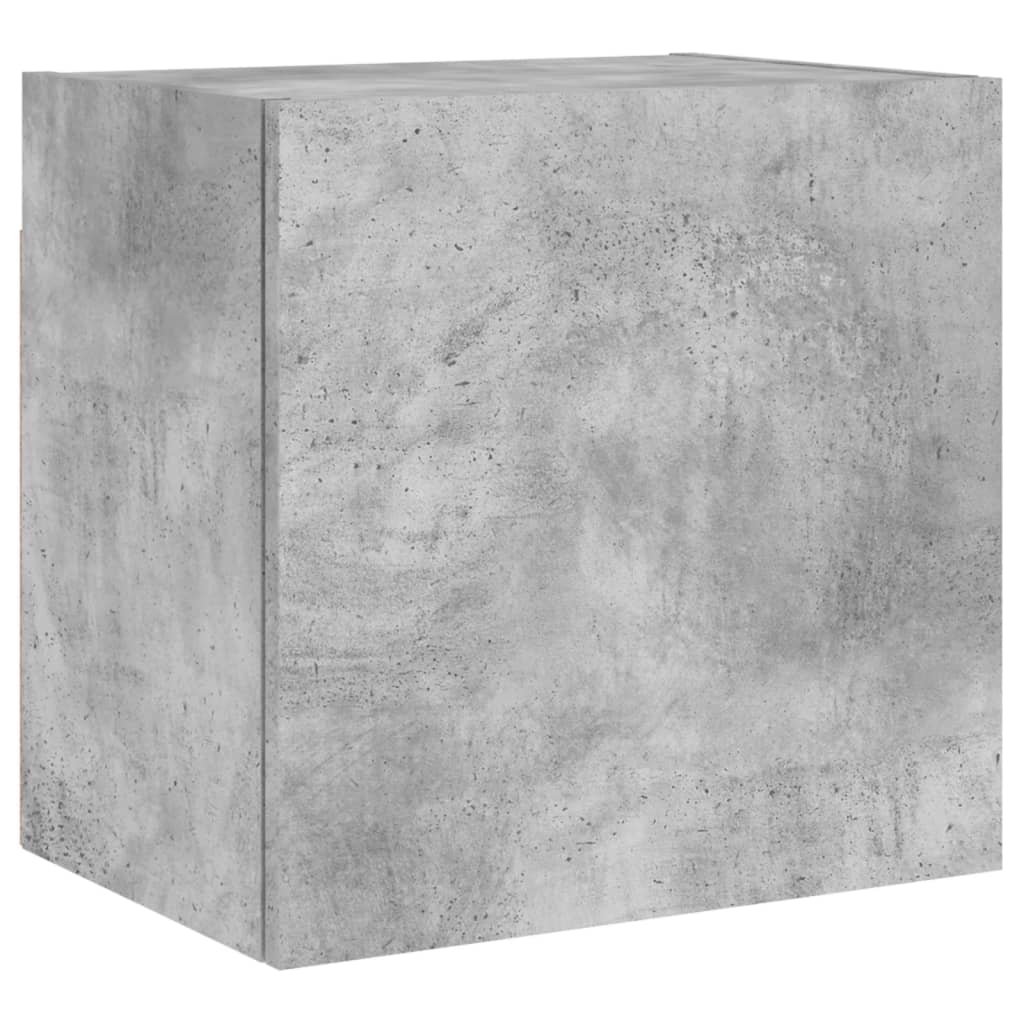 TV-Wandschränke 2 Stk. Betongrau 40,5x30x40 cm Holzwerkstoff - Pazzar.ch