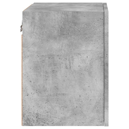 TV-Wandschränke 2 Stk. Betongrau 40,5x30x40 cm Holzwerkstoff - Pazzar.ch