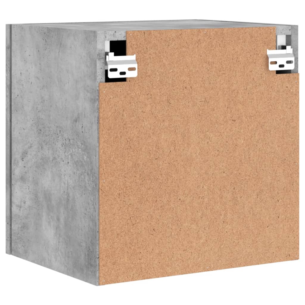 TV-Wandschränke 2 Stk. Betongrau 40,5x30x40 cm Holzwerkstoff - Pazzar.ch