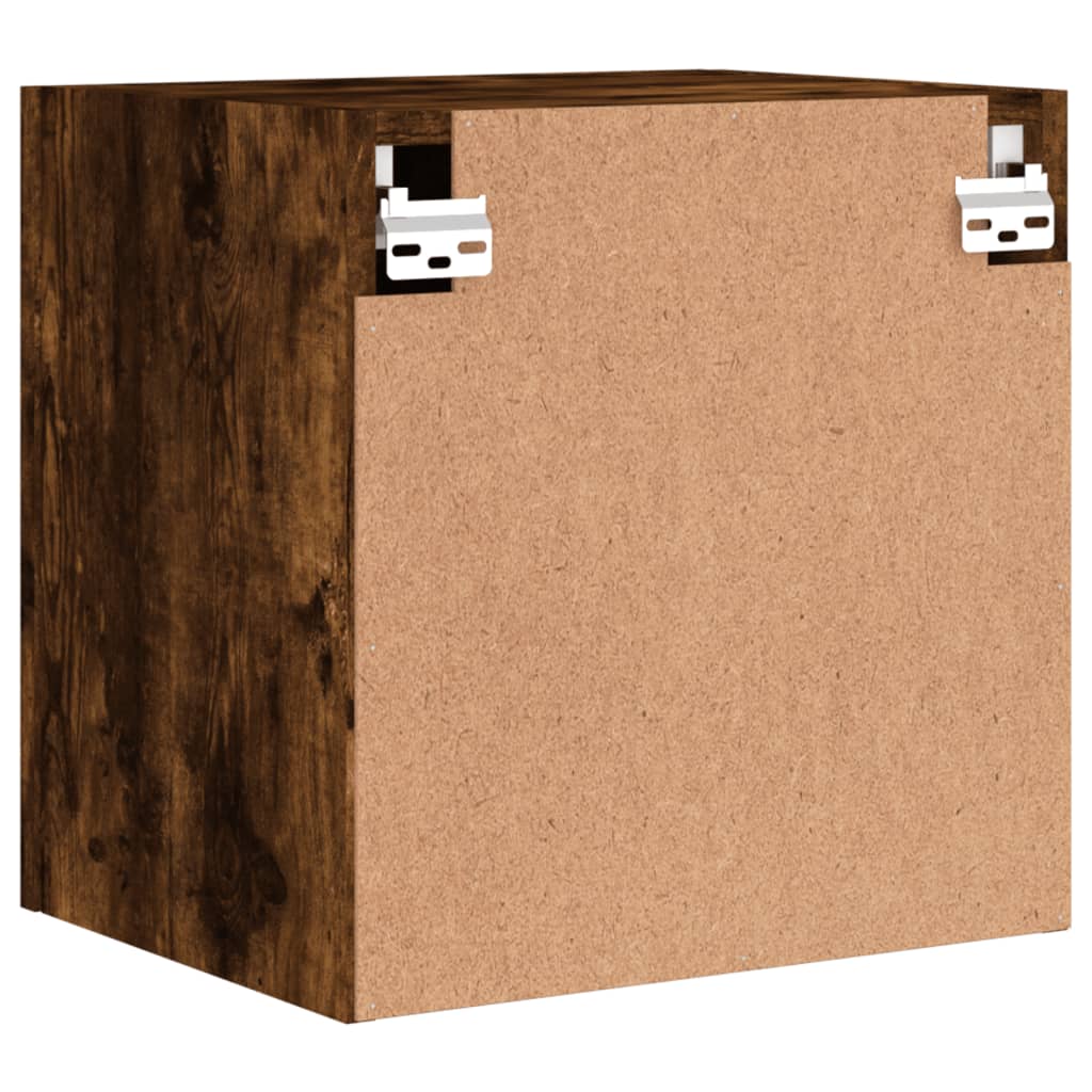 TV-Wandschränke 2 Stk. Räuchereiche 40,5x30x40 cm Holzwerkstoff - Pazzar.ch
