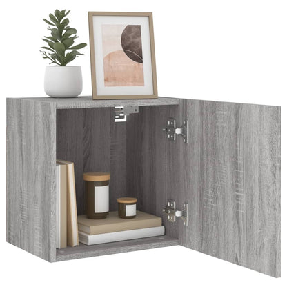 TV-Wandschränke 2 Stk. Grau Sonoma 40,5x30x40 cmm Holzwerkstoff - Pazzar.ch