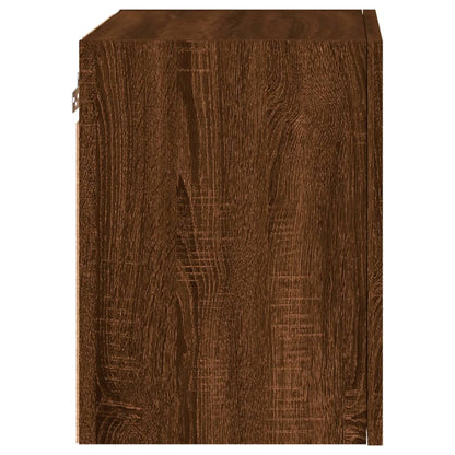 TV-Wandschränke 2 Stk. Braun Eiche-Optik 40,5x30x40 cm - Pazzar.ch