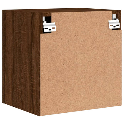 TV-Wandschränke 2 Stk. Braun Eiche-Optik 40,5x30x40 cm - Pazzar.ch