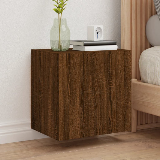TV-Wandschränke 2 Stk. Braun Eiche-Optik 40,5x30x40 cm - Pazzar.ch