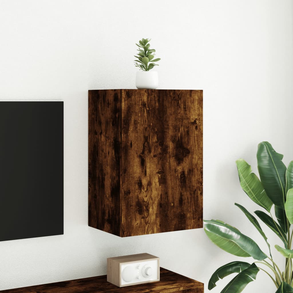 TV-Wandschrank Räuchereiche 40,5x30x60 cm Holzwerkstoff - Pazzar.ch