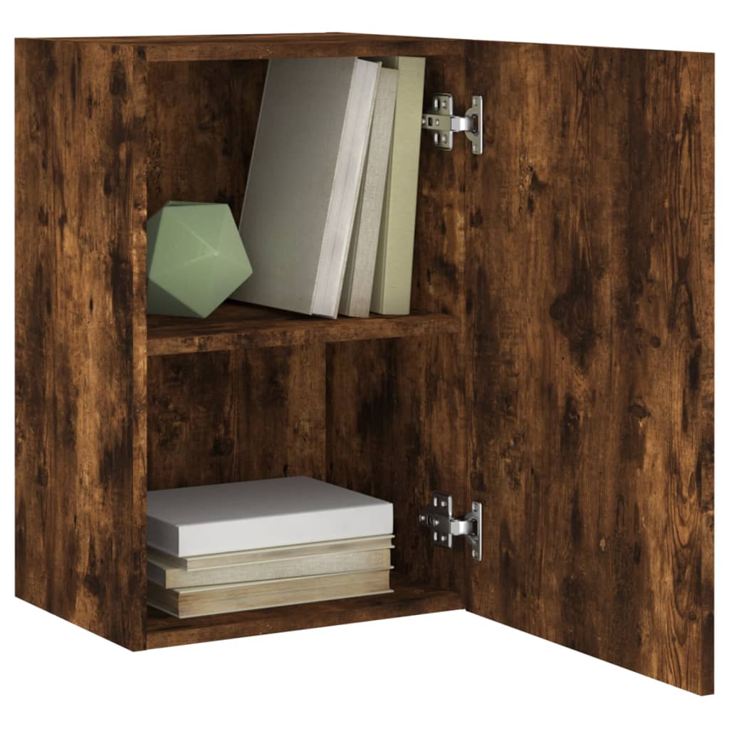 TV-Wandschränke 2 Stk. Räuchereiche 40,5x30x60 cm Holzwerkstoff - Pazzar.ch