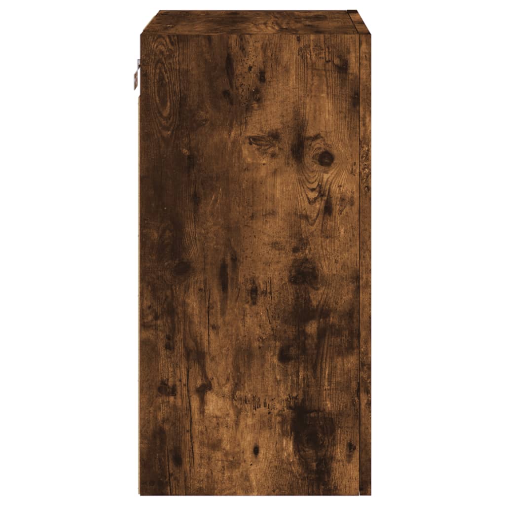 TV-Wandschränke 2 Stk. Räuchereiche 40,5x30x60 cm Holzwerkstoff - Pazzar.ch